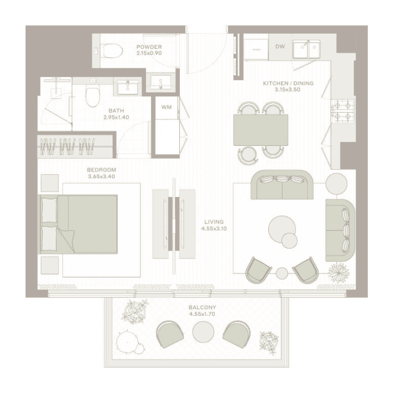 Apartment floor plan