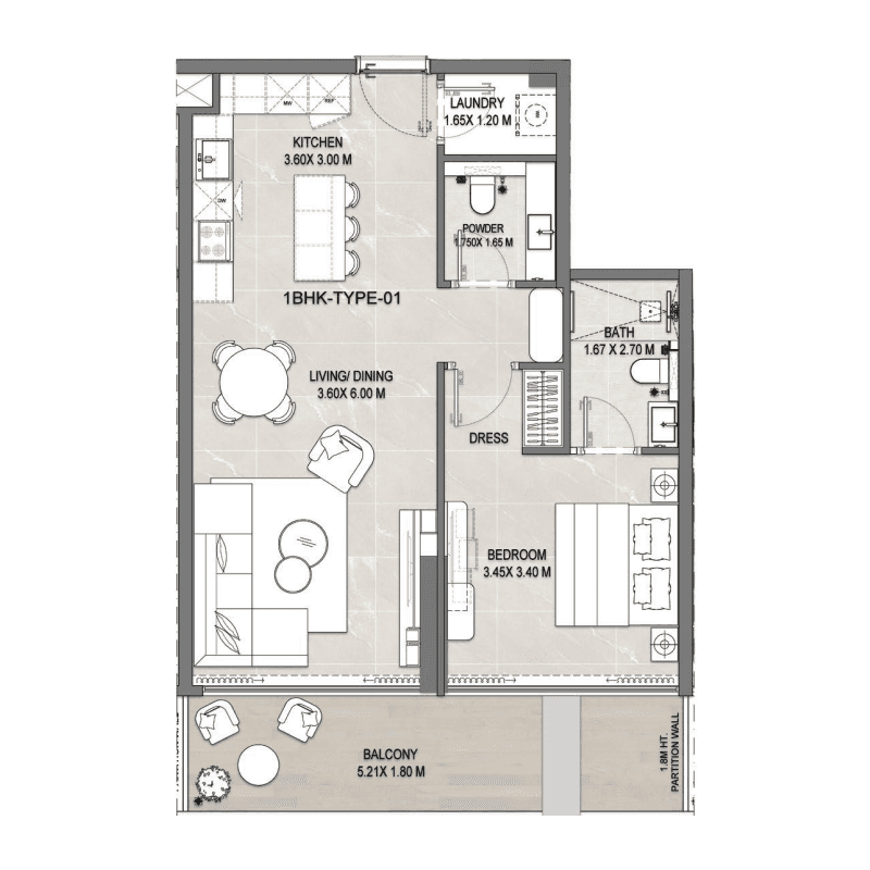 Apartment floor plan