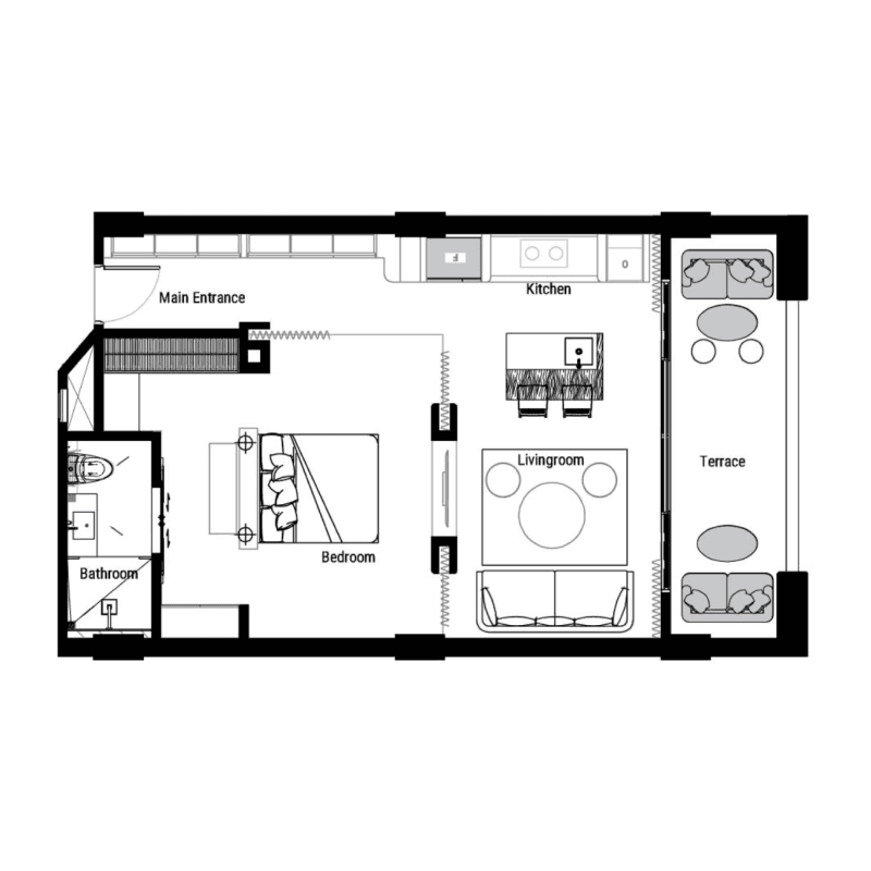 Apartment floor plan