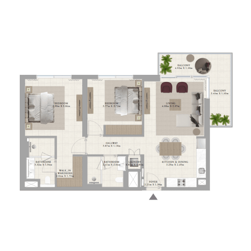 Apartment floor plan