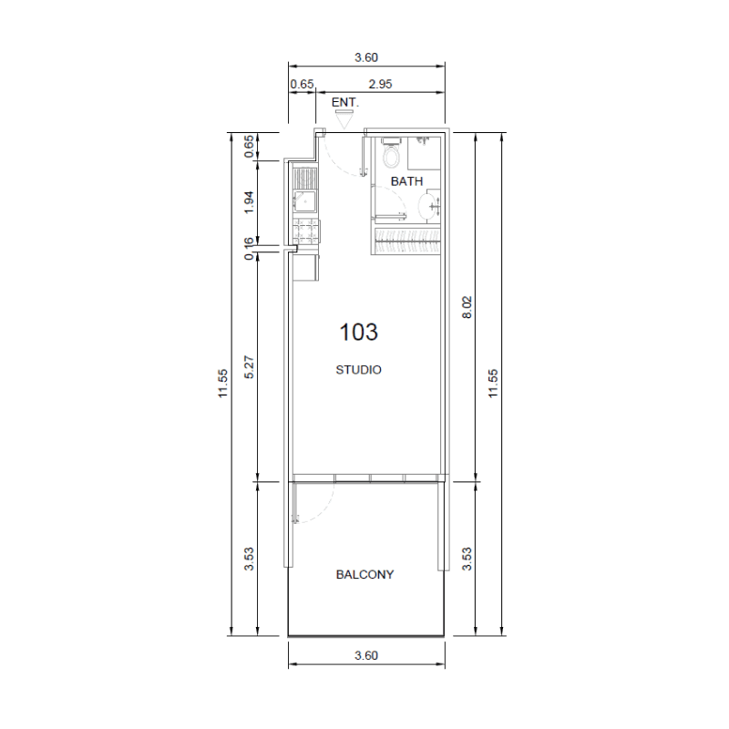 Apartment floor plan