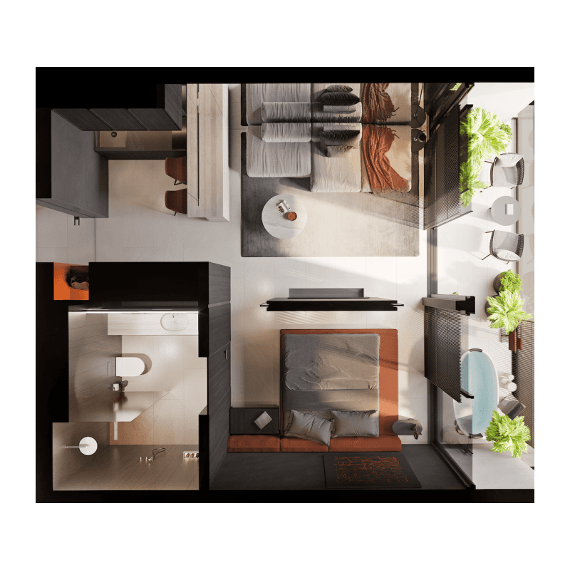 Apartment floor plan