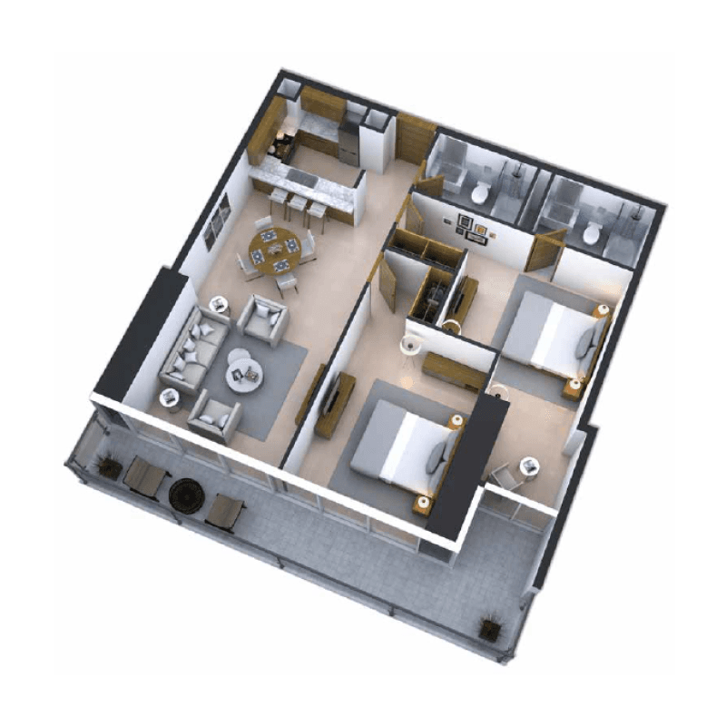 Apartment floor plan