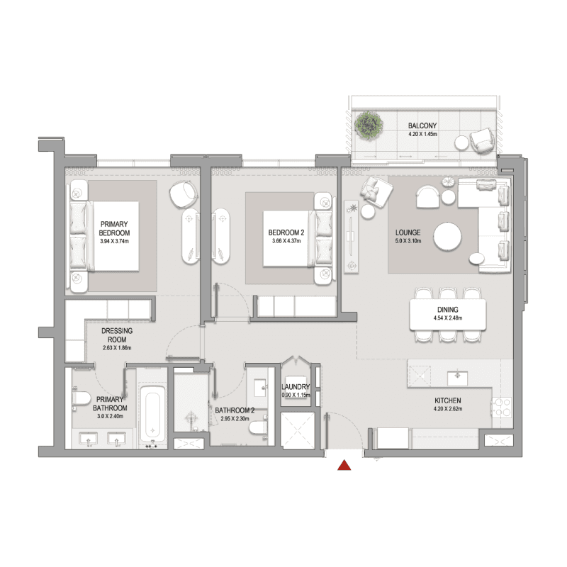 Apartment floor plan