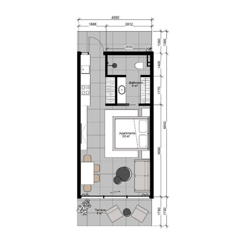 Apartment floor plan