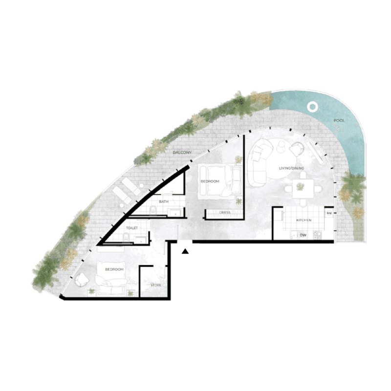 Apartment floor plan