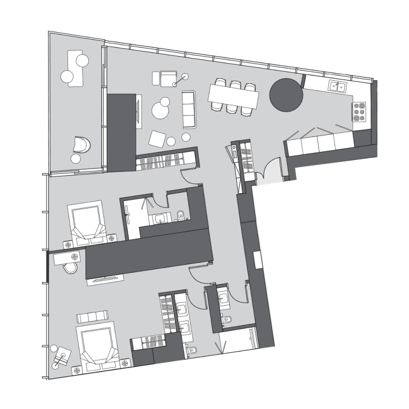 Apartment floor plan