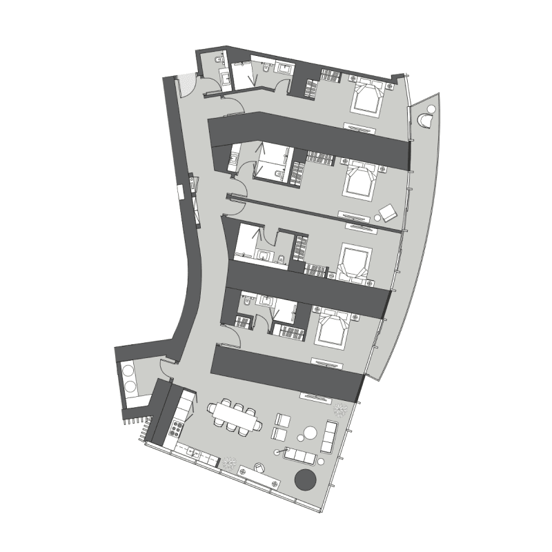 Apartment floor plan