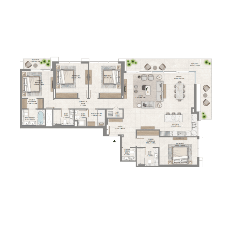 Apartment floor plan