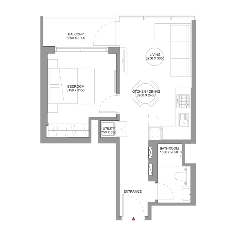 Apartment floor plan