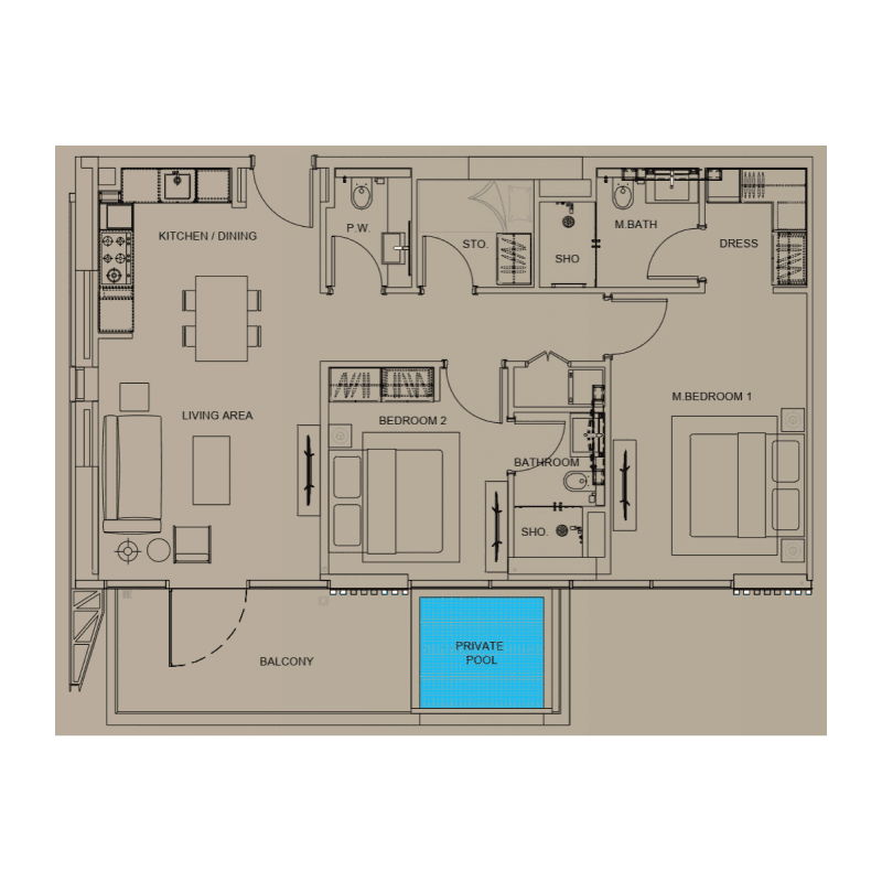 Apartment floor plan