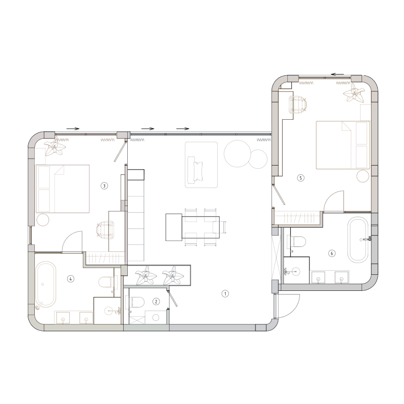 Apartment floor plan