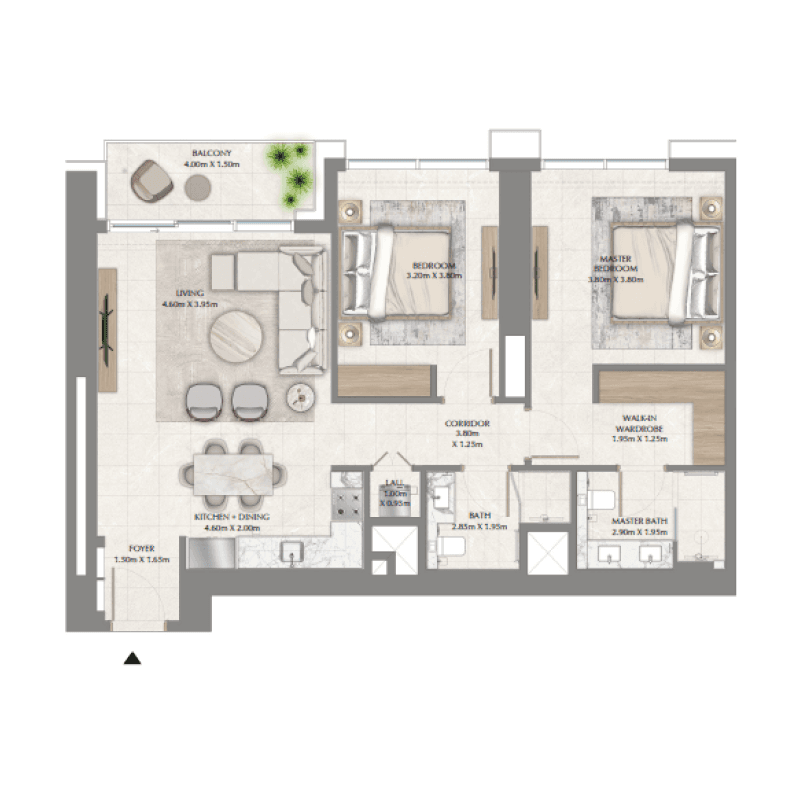 Apartment floor plan