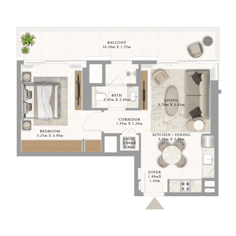 Apartment floor plan
