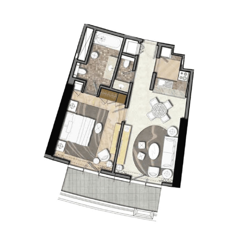 Apartment floor plan