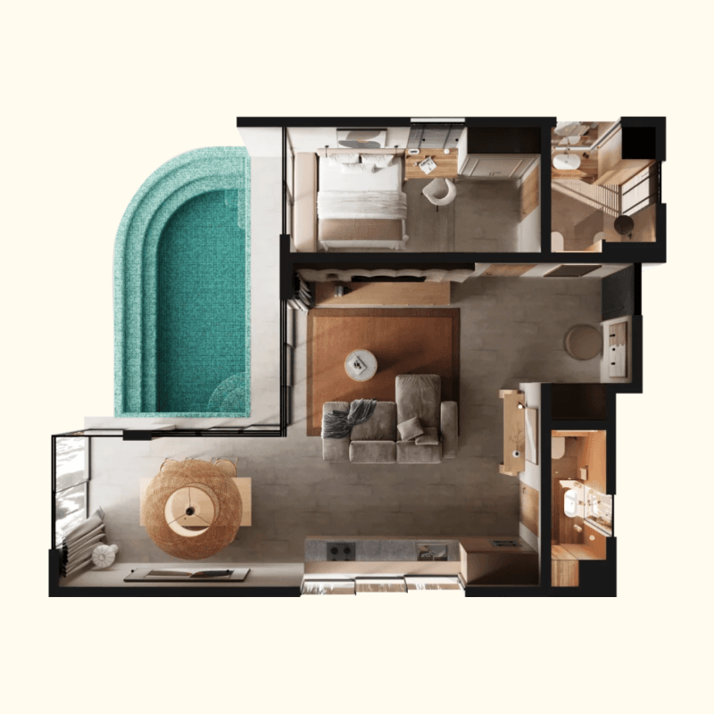 Apartment floor plan