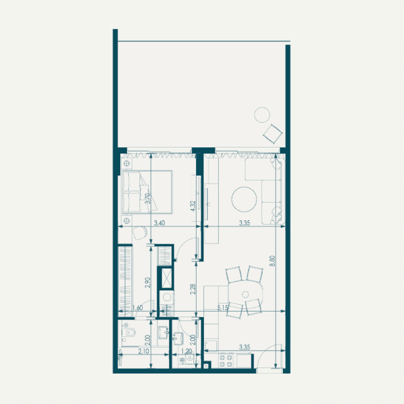 Apartment floor plan