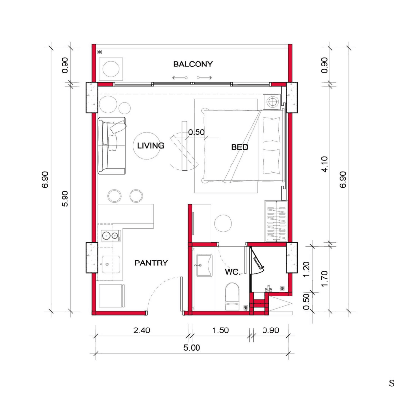 Apartment floor plan