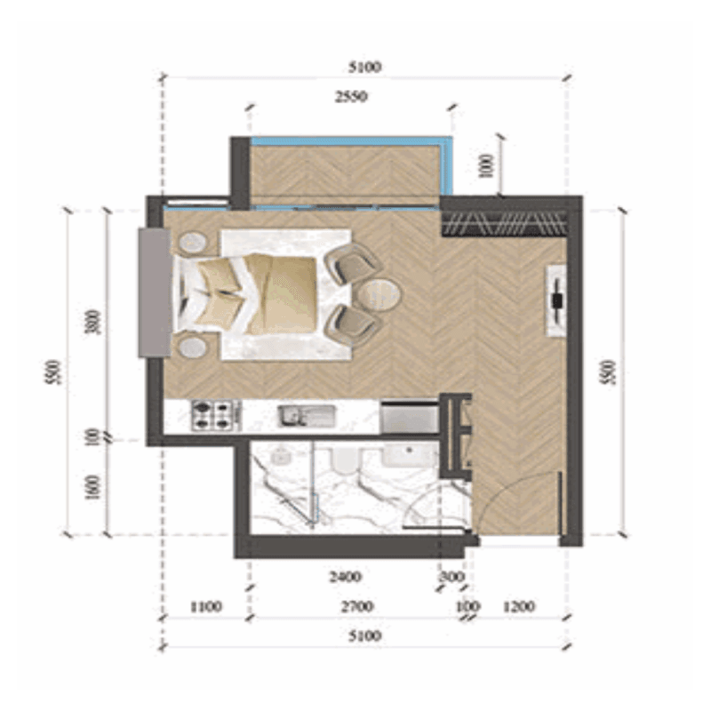 Apartment floor plan