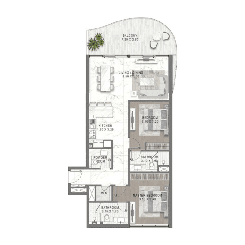 Apartment floor plan