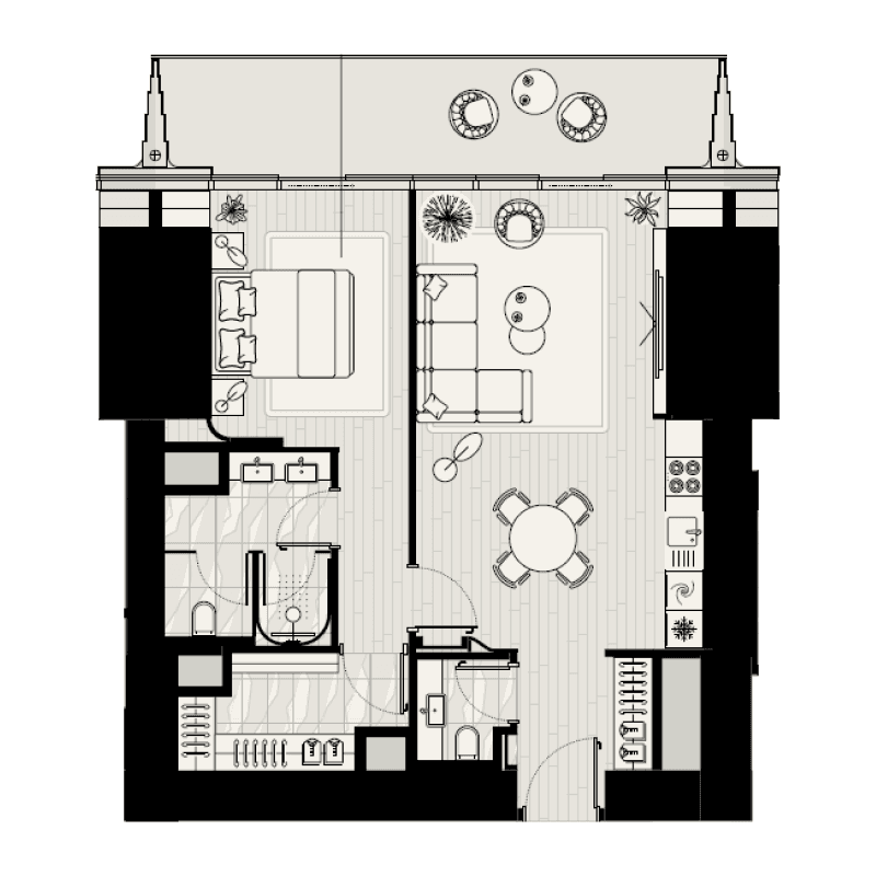 Apartment floor plan