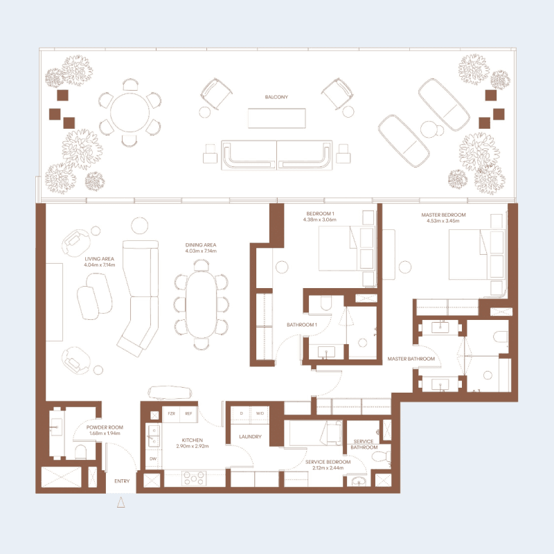 Apartment floor plan