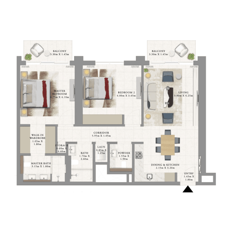 Apartment floor plan
