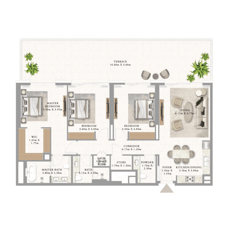 Apartment floor plan