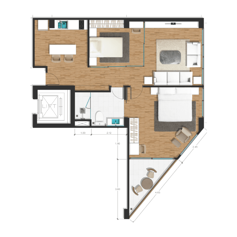 Apartment floor plan