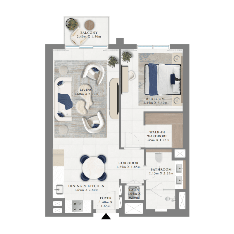 Apartment floor plan