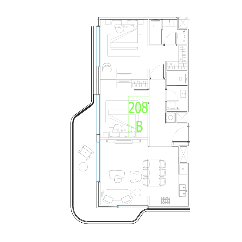 Apartment floor plan