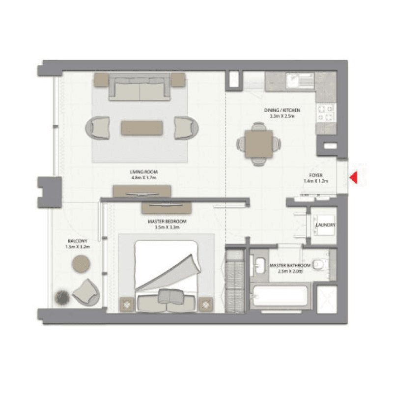 Apartment floor plan