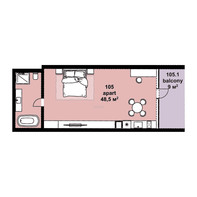 Apartment floor plan