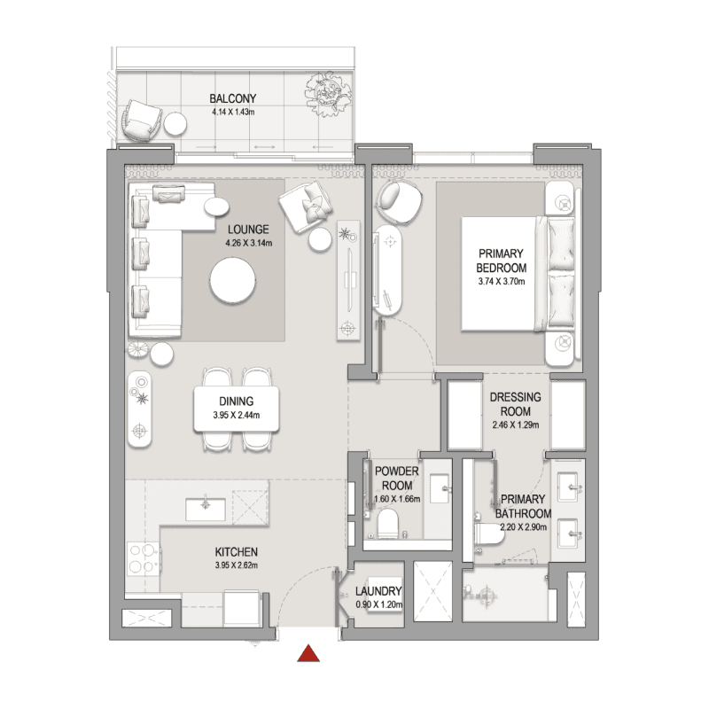 Apartment floor plan