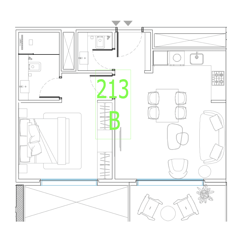 Apartment floor plan