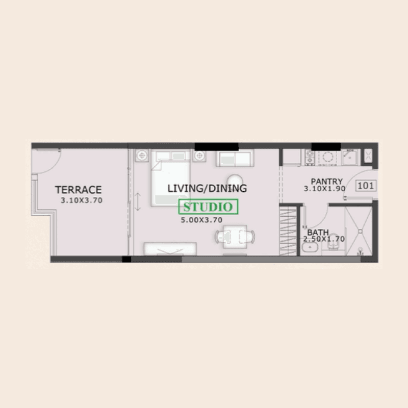 Apartment floor plan