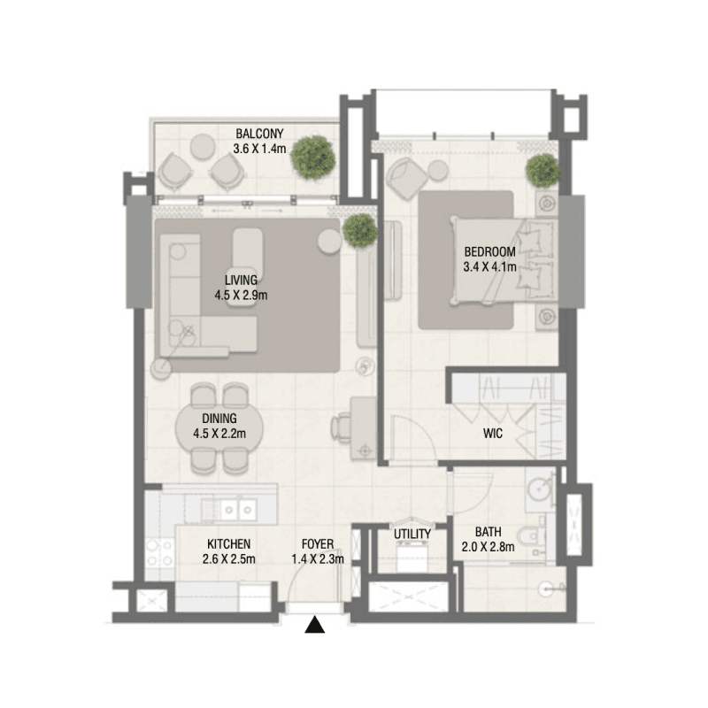 Apartment floor plan