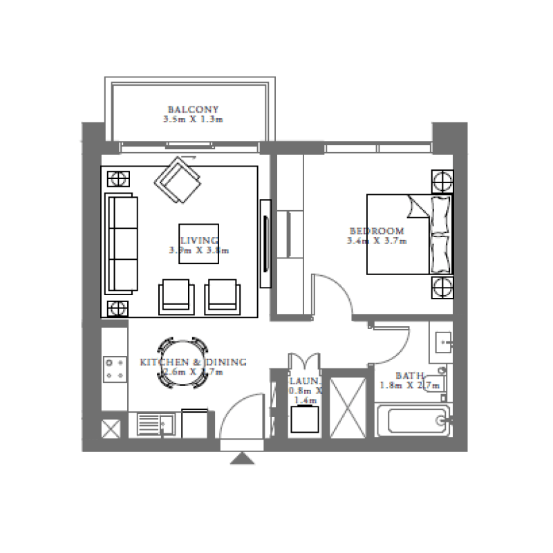 Apartment floor plan