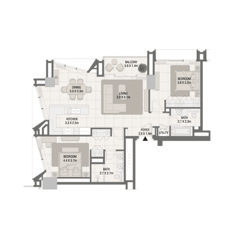 Apartment floor plan