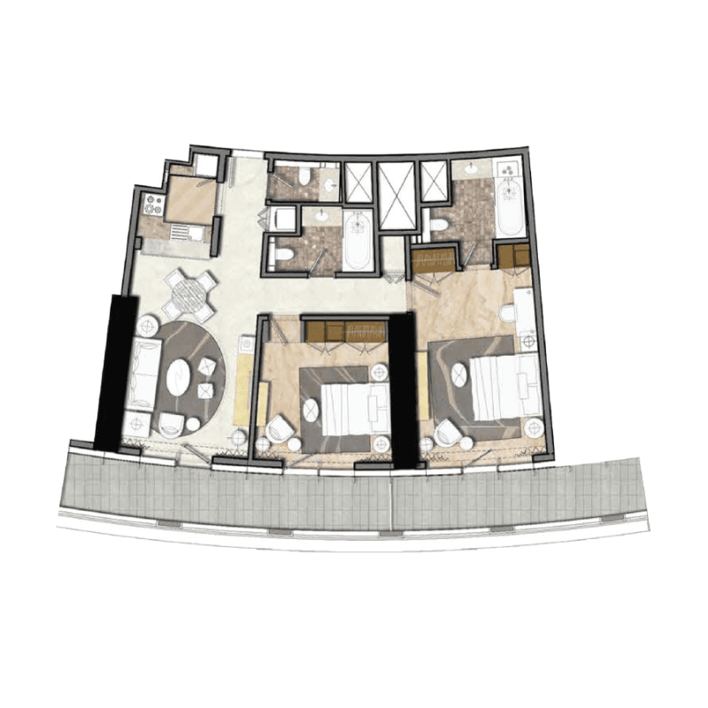 Apartment floor plan
