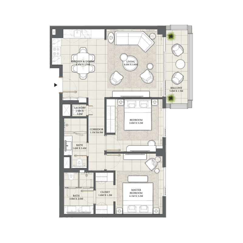 Apartment floor plan