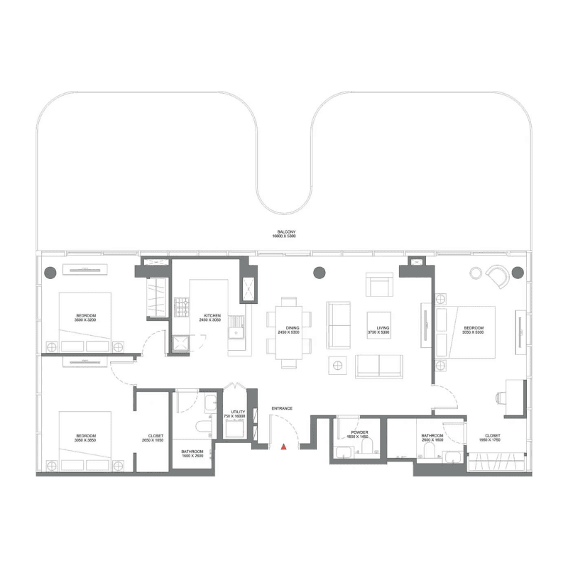Apartment floor plan