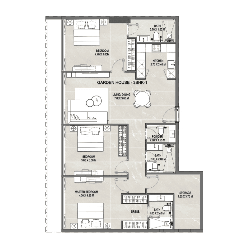 Apartment floor plan