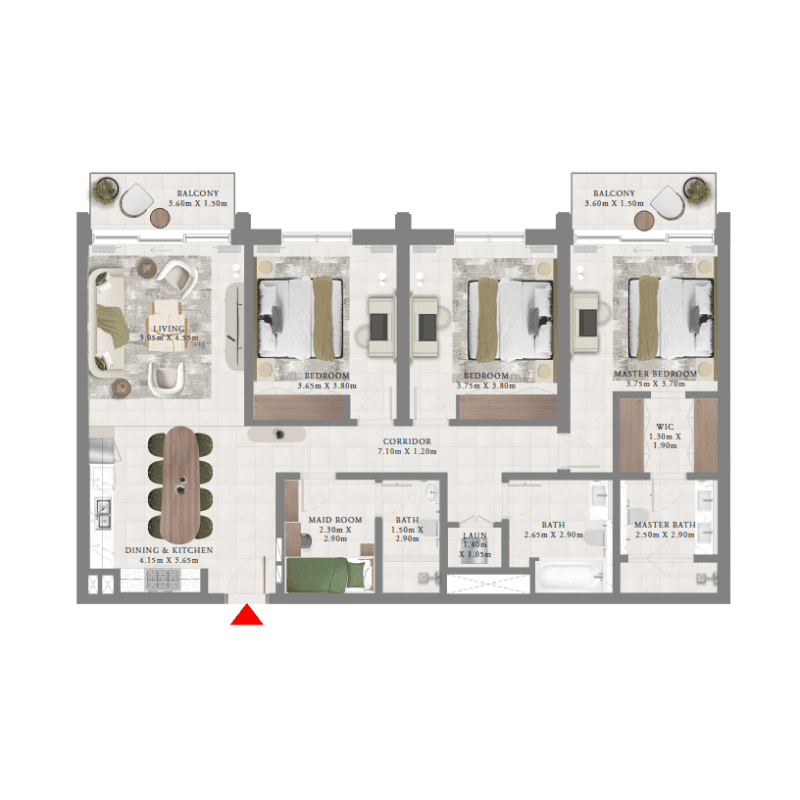 Apartment floor plan