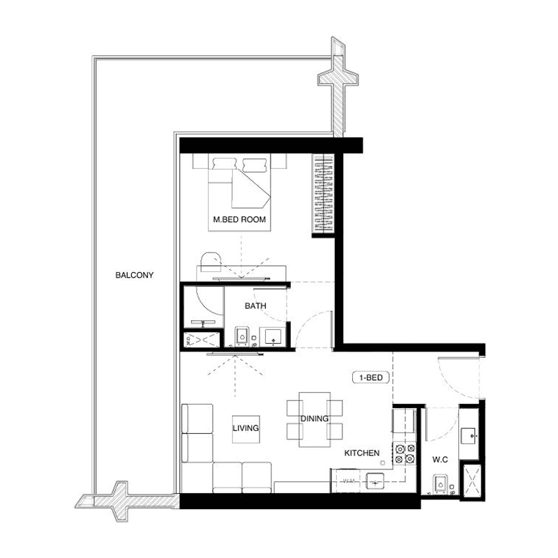 Apartment floor plan