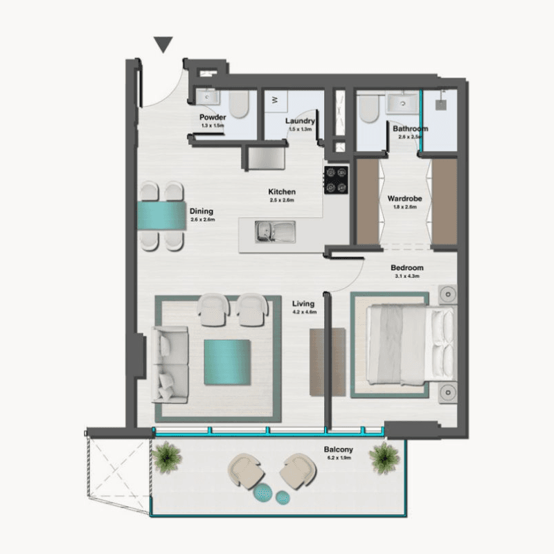 Apartment floor plan