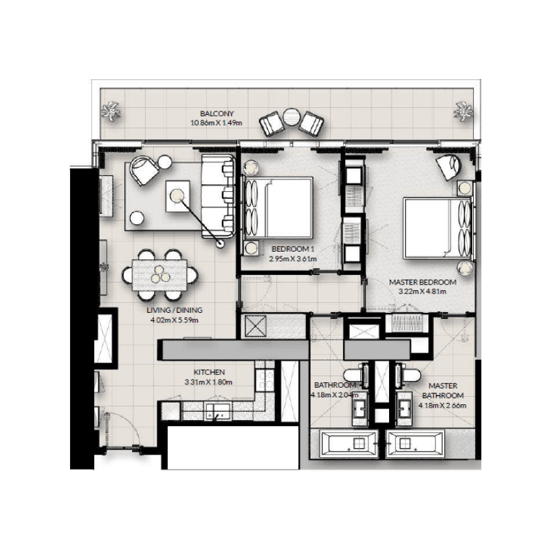Apartment floor plan