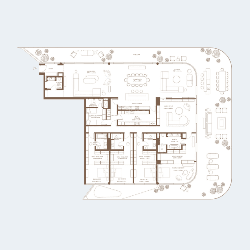 Apartment floor plan
