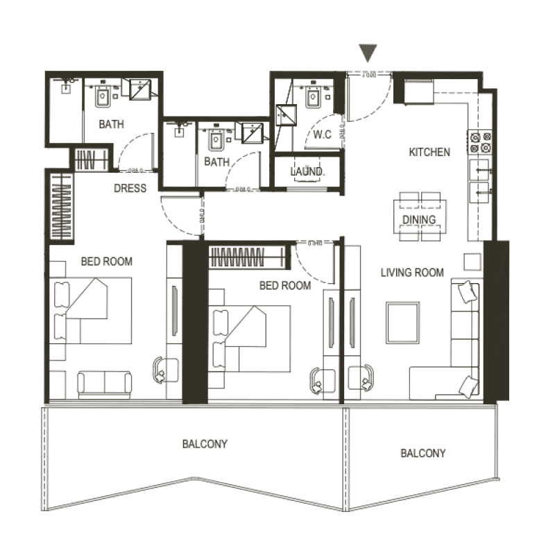 Apartment floor plan