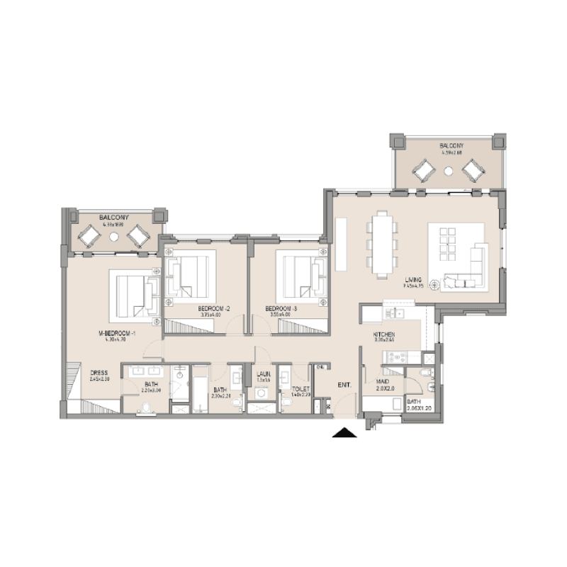 Apartment floor plan
